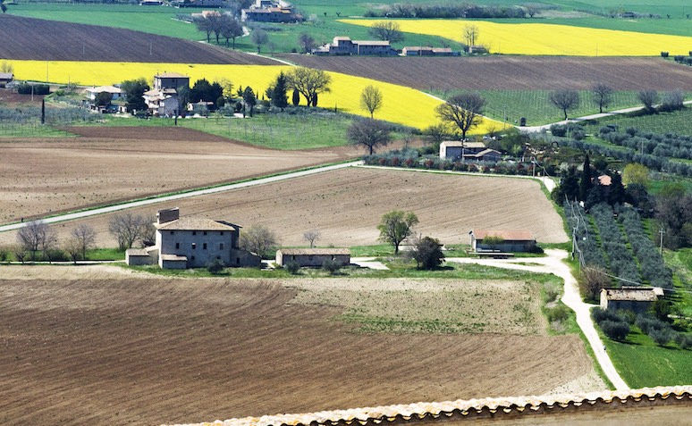 lasciare la città Campagna Umbria